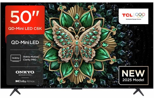 Tcl inch 50c6k uk smart - inch, tv